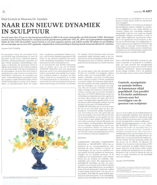 Naar een nieuwe dynamiek in sculptuur
