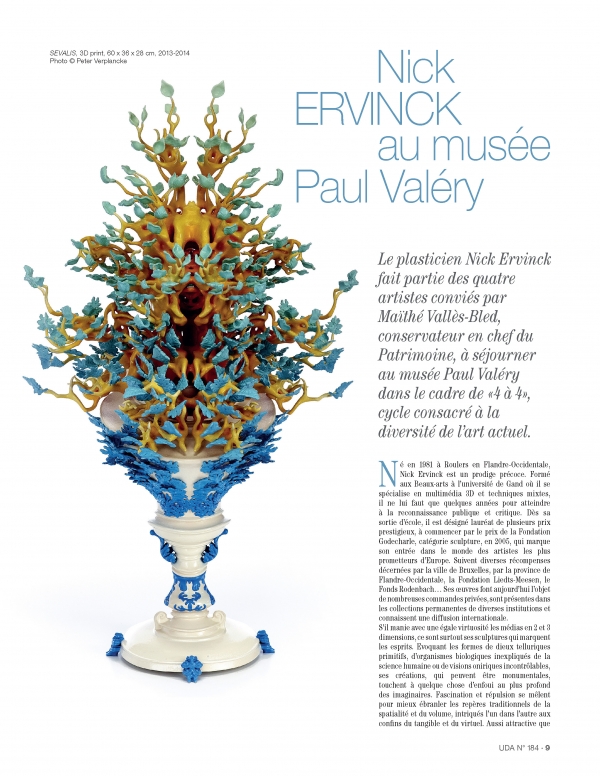Nick Ervinck au mus&eacute;e Paul Val&eacute;ry