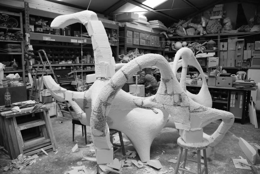 studio Kortemark, making of NIEBLOY